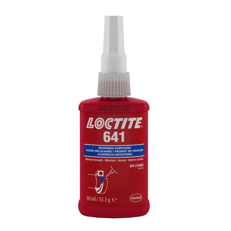 Loctite 641 - Mittelfester Flüssigklebstoff - Für Fügeverbindungen Bis 0,1 Mm Spalt 1 Loctite 641 - Mittelfester Flüssigklebstoff - Für Fügeverbindungen Bis 0,1 Mm Spalt