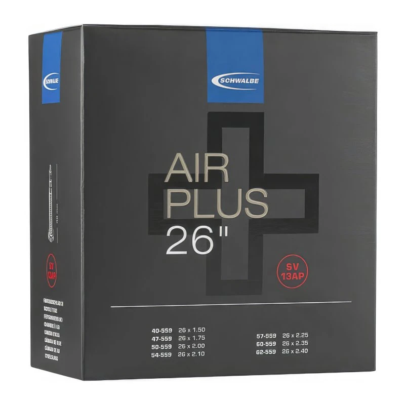 Schwalbe Schlauch Nr. 13 AIR PLUS (SV 40mm) - 26" 1 Schwalbe Schlauch Nr. 13 AIR PLUS (SV 40mm) - 26"