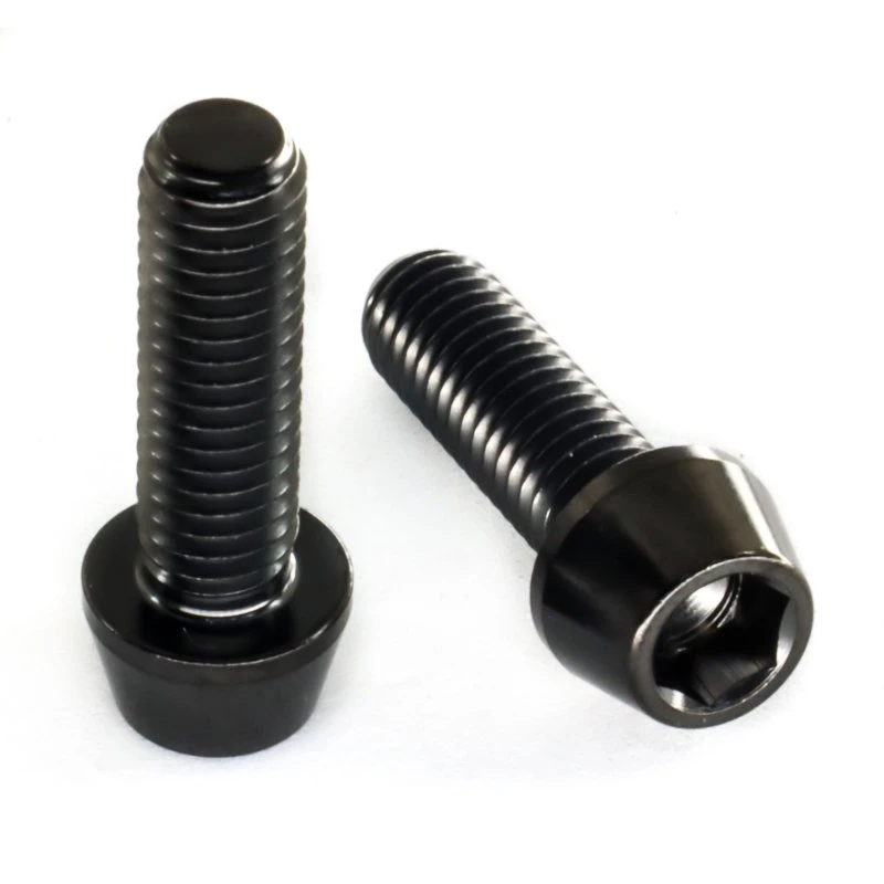 Titan Schrauben - Innensechskant Konischer Kopf - Schwarz 1 Titan Schrauben - Innensechskant Konischer Kopf - Schwarz