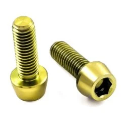 Titan Schrauben - Innensechskant Konischer Kopf - Gold
