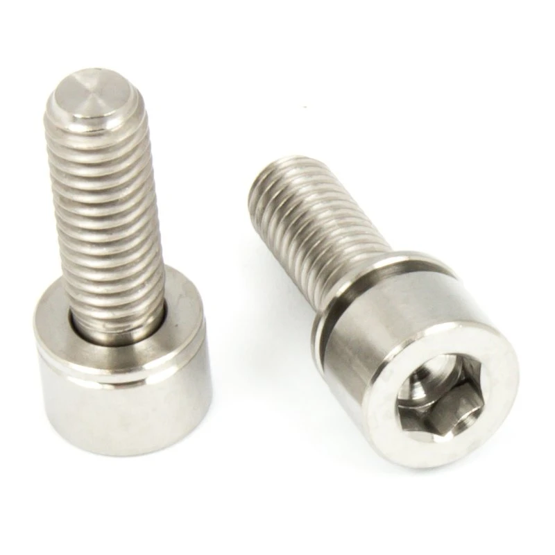 Titan Schrauben - Innensechskant Schmaler Zylinderkopf Mit Unterlegscheibe - Für Vorbauten 1 Titan Schrauben - Innensechskant Schmaler Zylinderkopf Mit Unterlegscheibe - Für Vorbauten